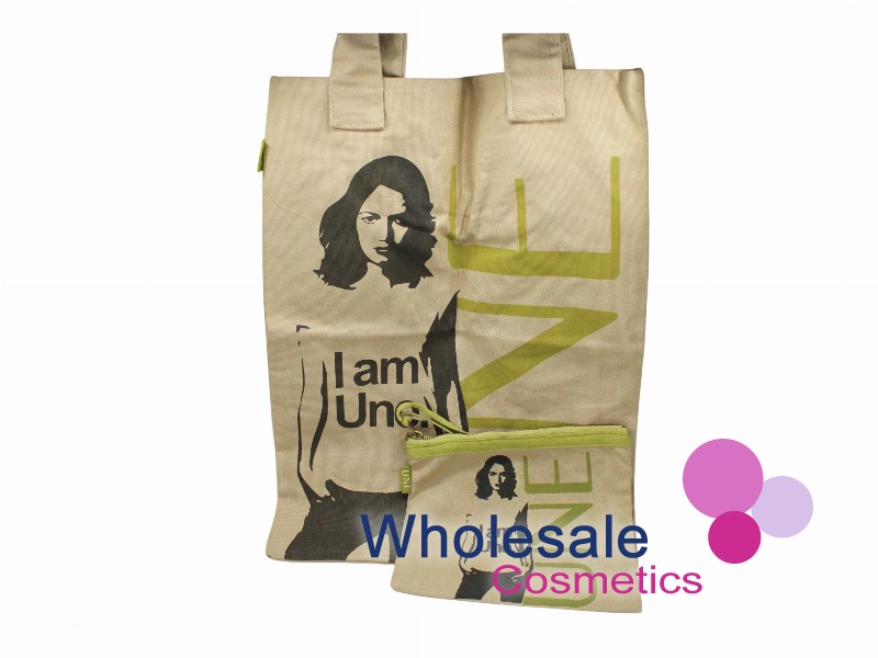 6 x  Bourjois UNE Organic Cotton Bag with Makeup Pouch 2pc